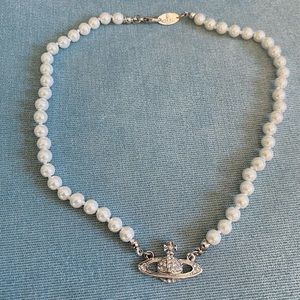 Vivienne Westwood Silver Orb Necklace